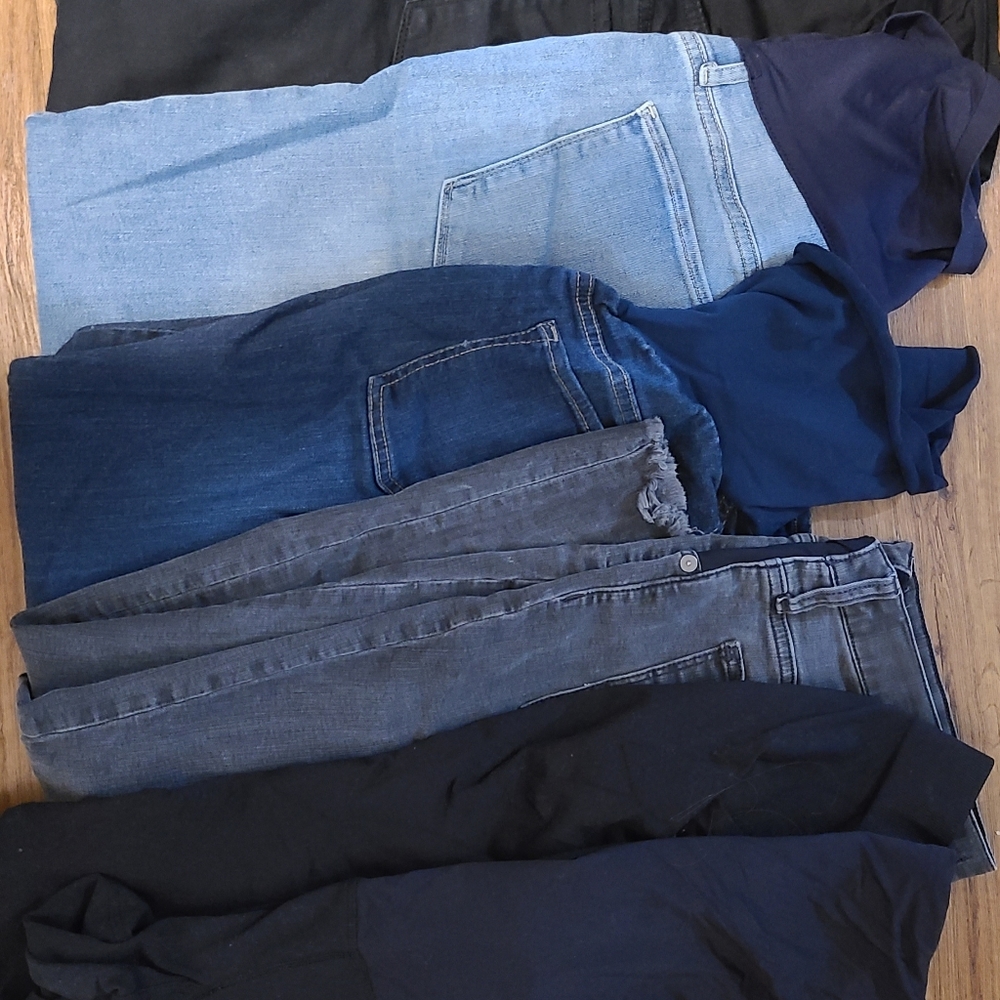 Maternity jeans and leggings (Madewell, GAP, BLANQI, Isabel & Ingrid, LED)
